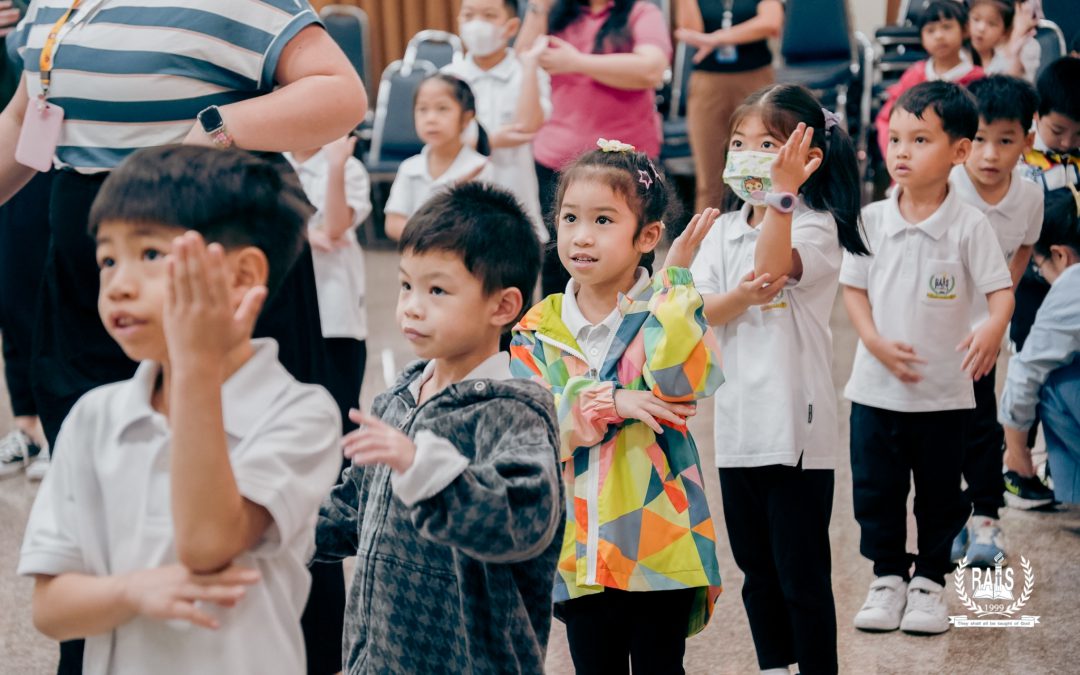 ​Preschool Flag Lineup!
